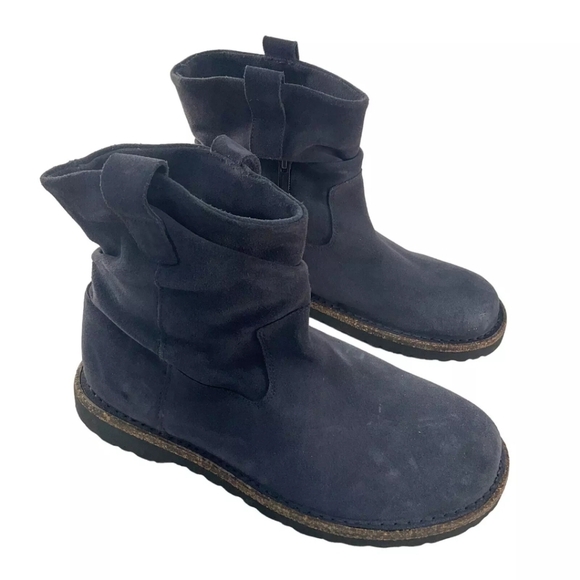 Birkenstock Women's Luton Ankle Boots - Navy, Size 9, Excellent Condition - Picture 1 of 11